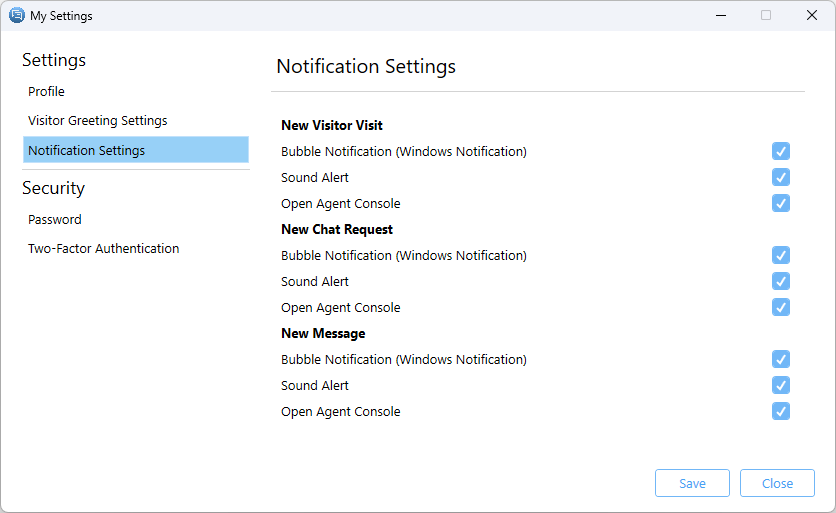 notifications